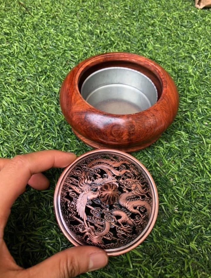 Lư Xông Trầm Bằng Gỗ